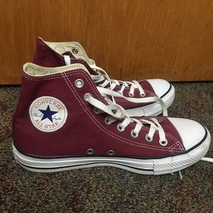 Maroon Converse